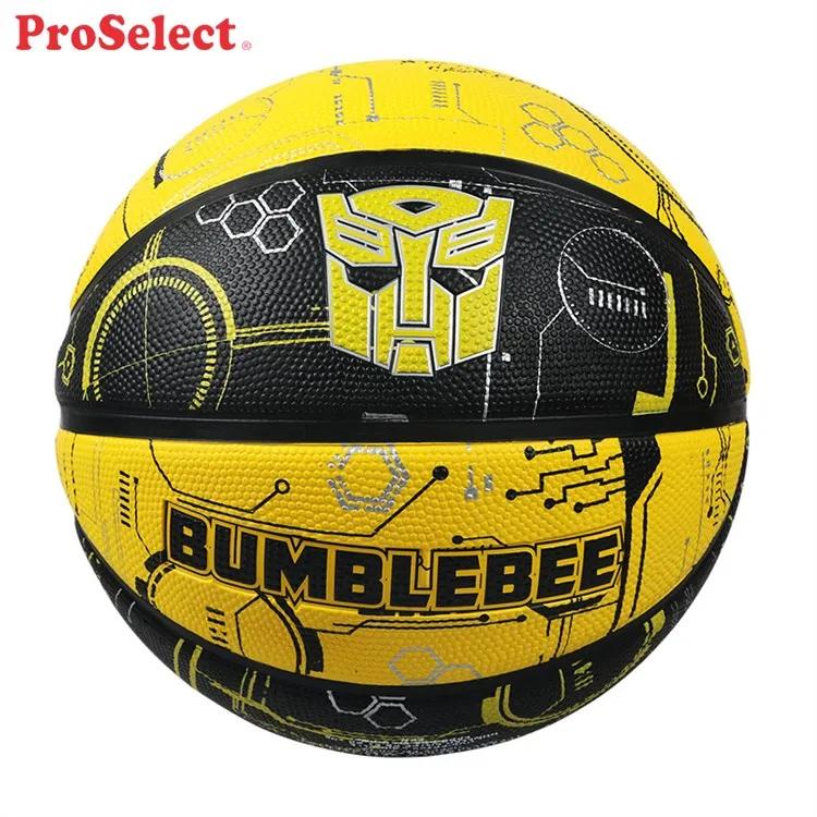 Proselect Black Color 27.5 Inch Size 5 Rubber Basketball