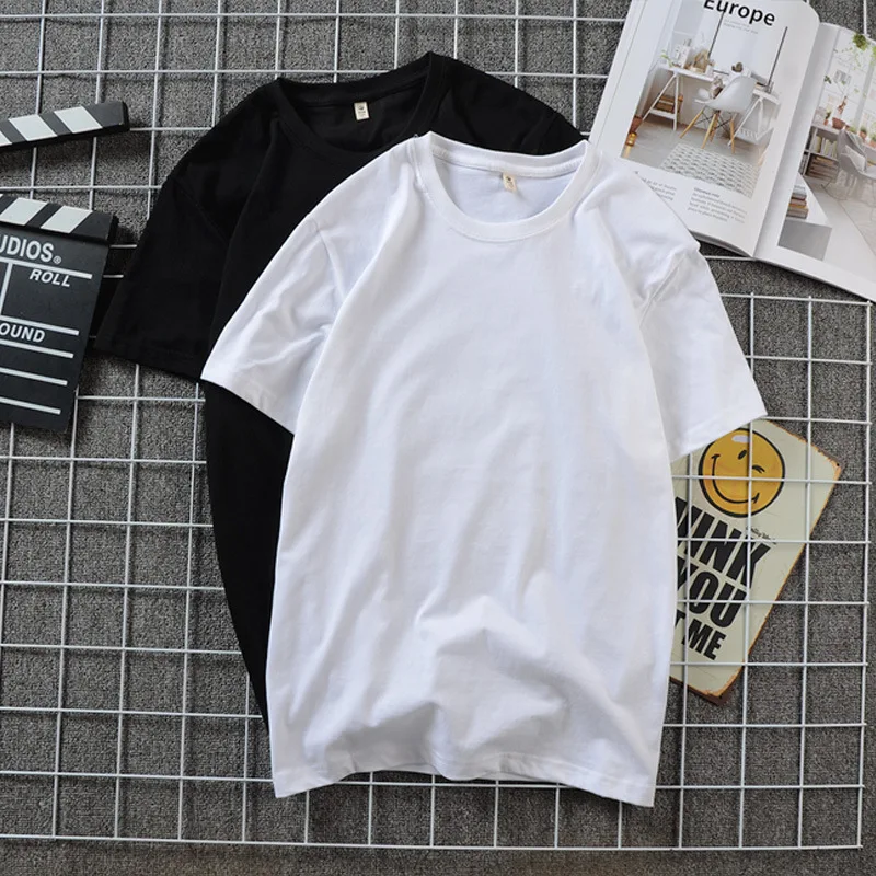 OEM/ODM Customized Oversize O-neck T-Shirt Short Sleeve tshirt Plain tshirts Cotton For Men