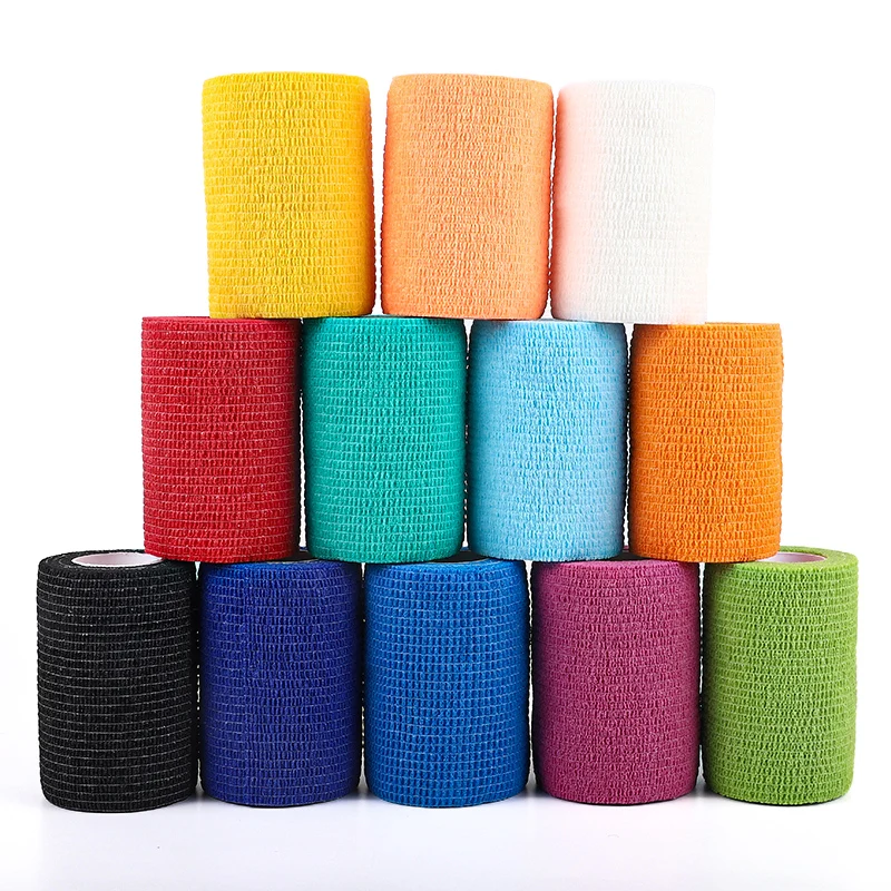 Hospital Grade Medical Printed 7.5cm 3 inch Self Adhesive Elastic Tape