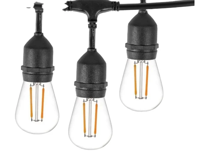 Outdoor weatherproof shatterproof UL ETL certification bulb patio lights LED  string lights