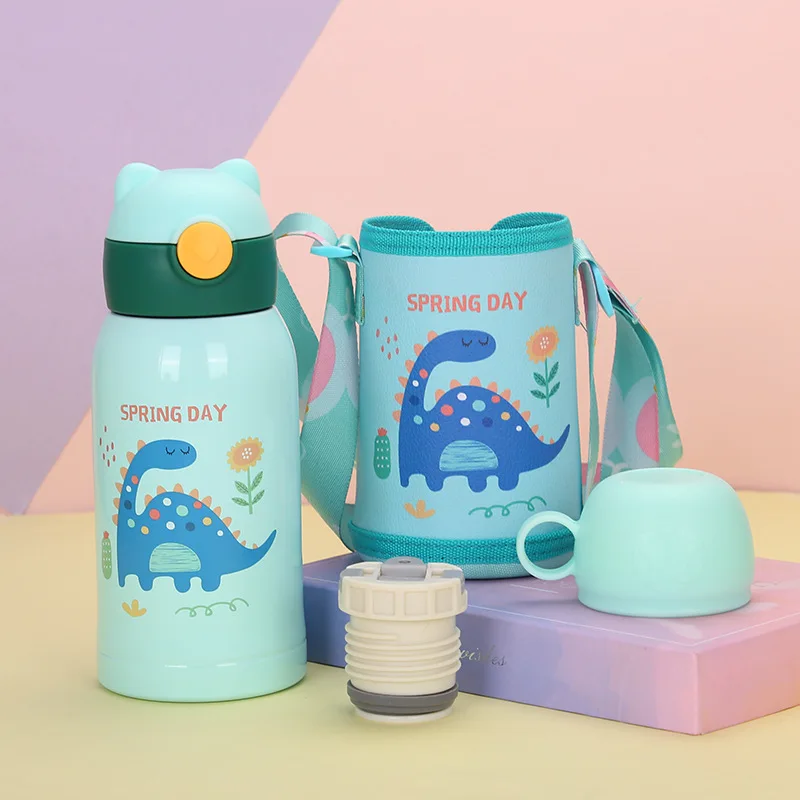 Insulation Stainless Steel Vacuum Cup Smart LED Temperature Display Flask 450ml with Lid Casual Laser Gifts Novelty Silk Body