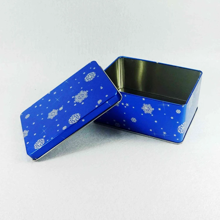 The Rectangular Iron Box Gift Card Toy Tin Packing Box Food Cookie Packing Metal Box