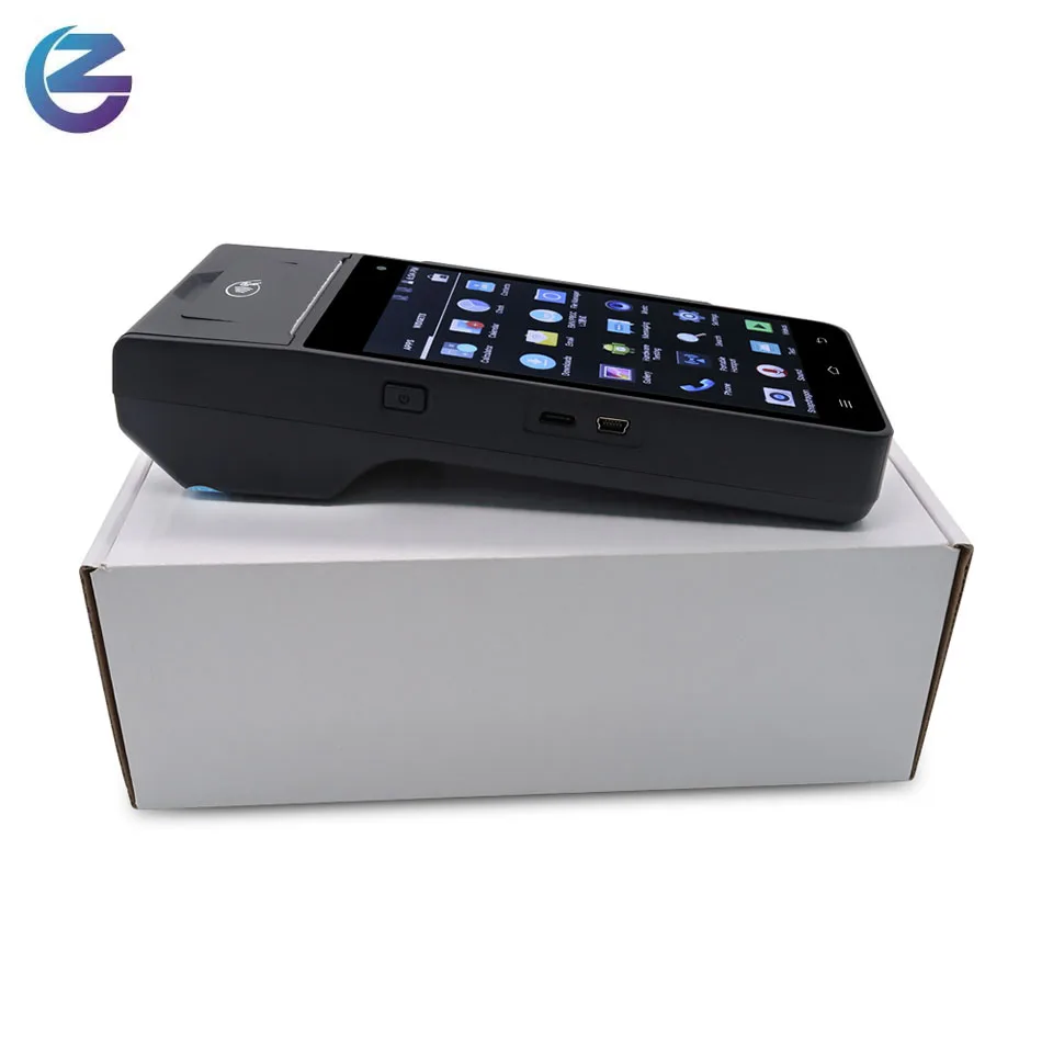 ODM FBI STQC Biometric Android fingerprint WIFI 4G Bank card reader POS Z90 electronic banking POS system