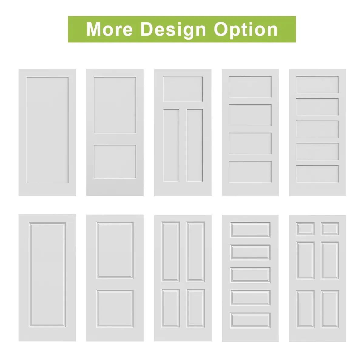 Composite internal room mdf interior doors modern american bedroom entry wooden door