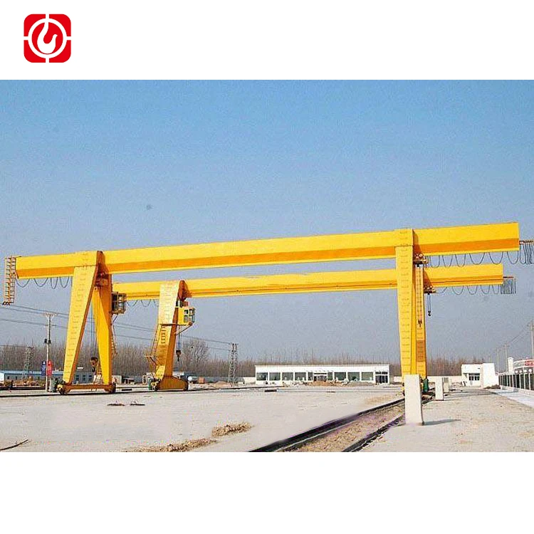 Competitive Price MH Class ISO Certification Double Beam Single Girder Gantry Crane Electric Winch Engine Electric Wire Hoist