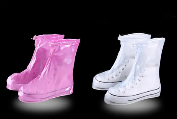 colorful pvc rain shoes cover rain waterproof antiskid for outdoor