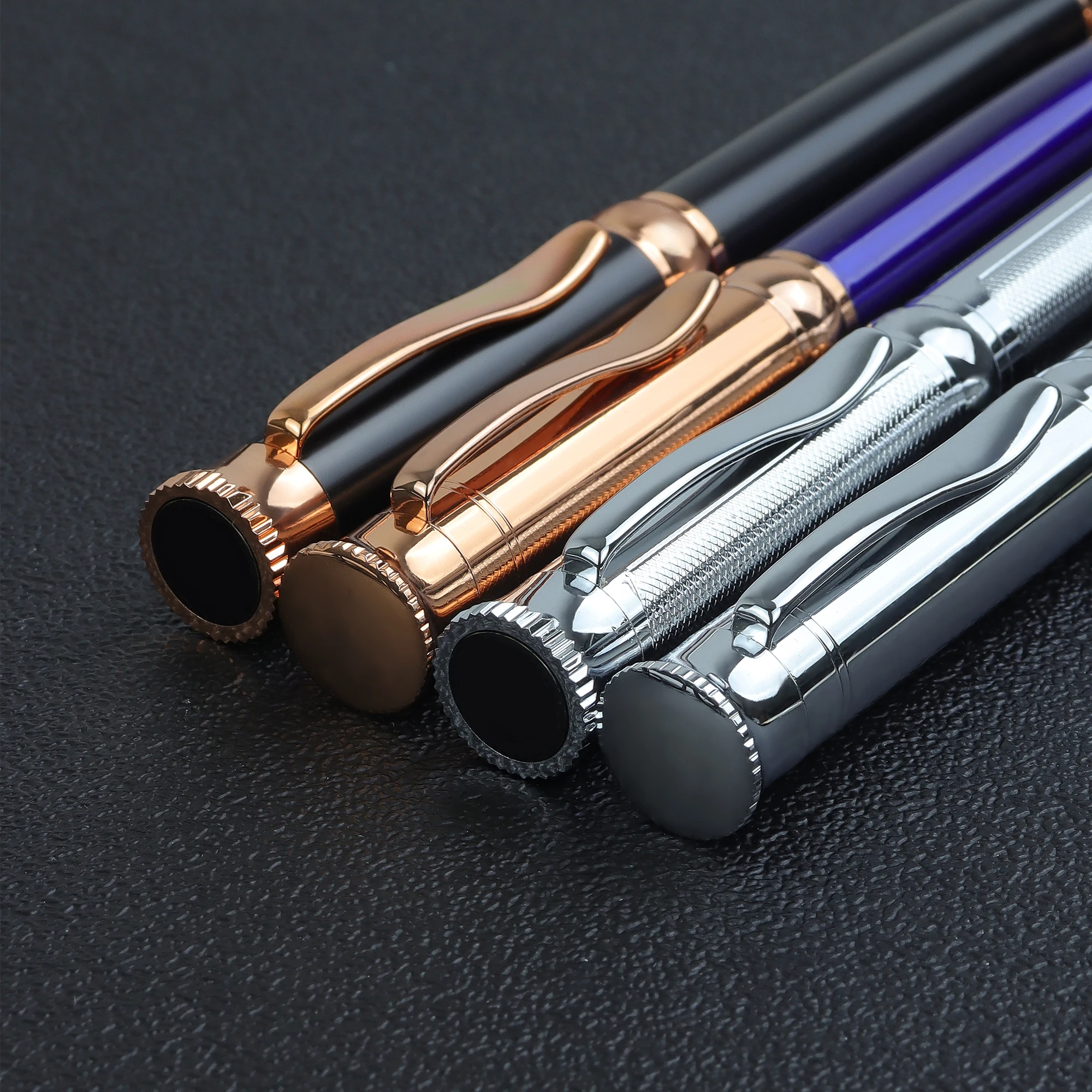 LT Luxury Business Hotel VIP Gift Stainless Steel Metal Signature Parker Ink Premium Ballpoint Rollerball Pen With Custom Logo