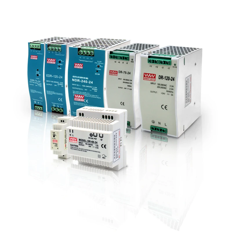 DR-15-12 15W 12V 1.25A 12V 15W Ac Dc Mini Din Rail Switching Power Supply for LED Driver