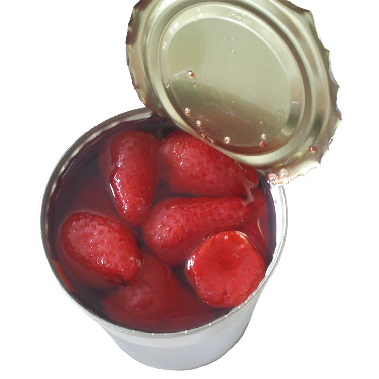 2023 New Season Healthy Fruit Light or Heavy Syrup Canned Strawberries