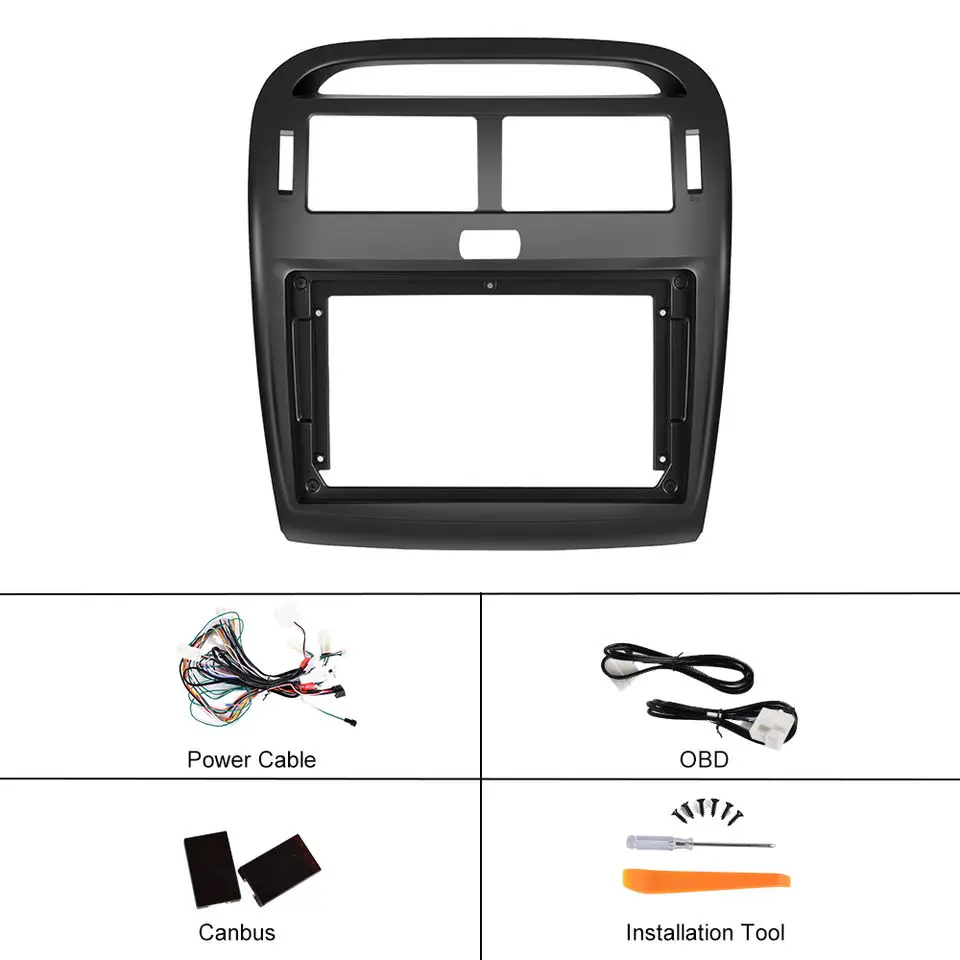 Car radio frame for 2001-2006 LEXUS LS430 panel navigation car dvd player fascia frame Android radio  frame