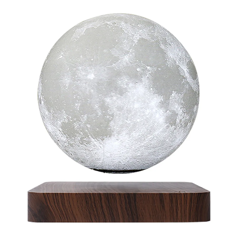 
Magnetic levitation moon light 3d printing moon light new strange creative home gift table lamp led night light 