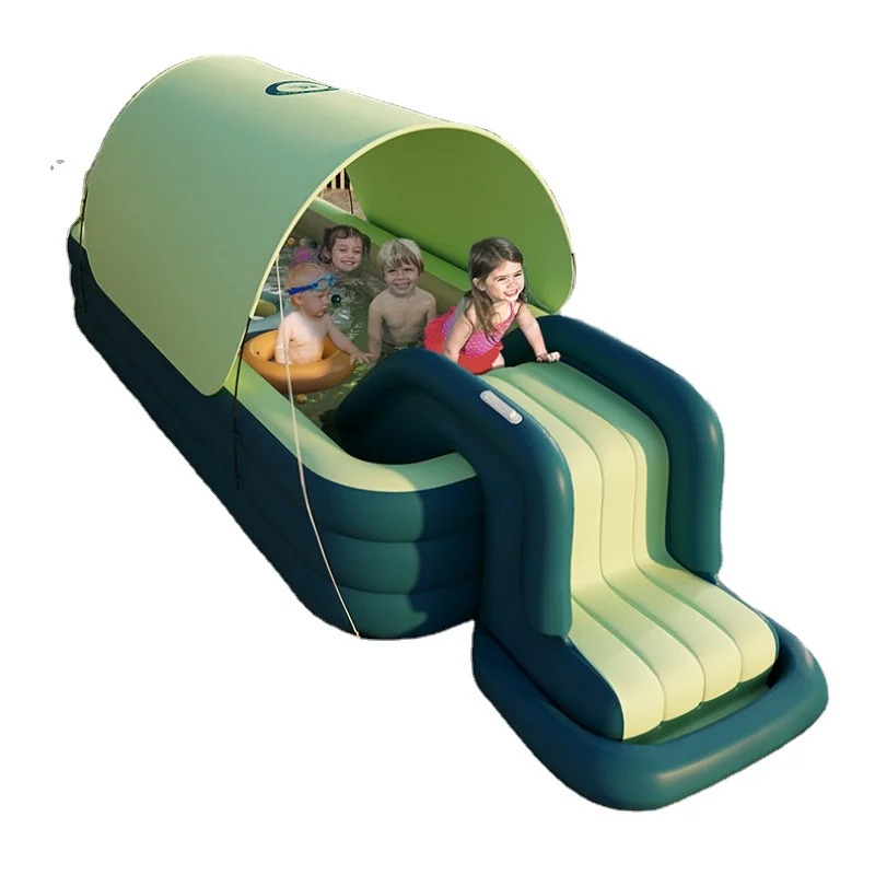 PVC automatic inflatable outdoor kids toy pool inflatable swimming pool for children