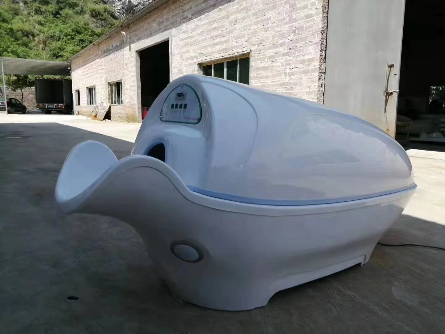 Infrared Sliming Spa Capsule With Led + Music Dry Spa Sauna With Led Light (With 2pcs Led Pads)