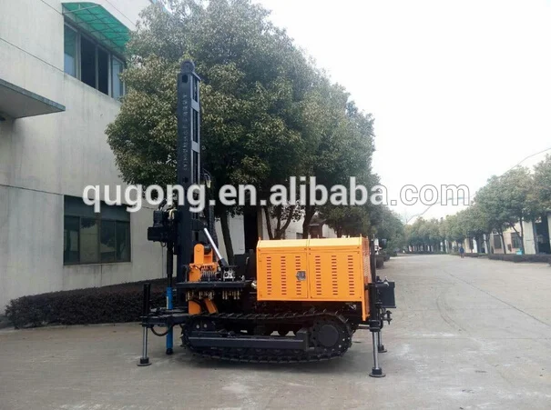 Well Digging Machines/water Borehole Drilling Machine Kaishan Small Crawler Portable Full Hydraulic Water Well Drilling Rig/180m