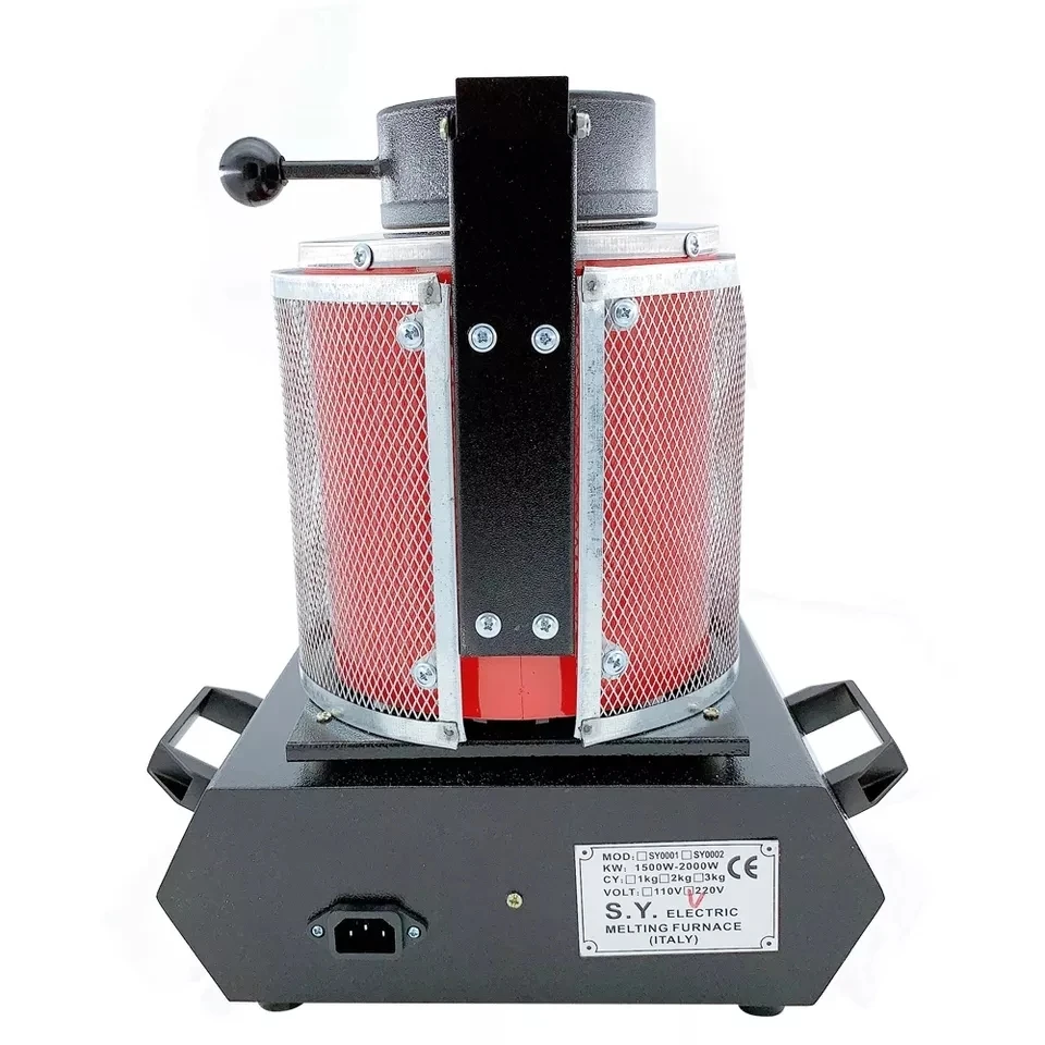 Small Portable Electric Gold Silver Metal Copper Aluminum Iron Melting Device Automatic Smelting Furnace