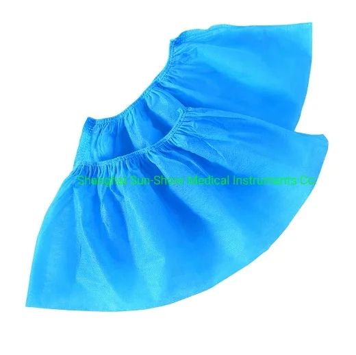 Medical staff isolation Shoe Cover Laminated Nonslip PP Disposable Nonwoven Waterproof Medical shoe cover