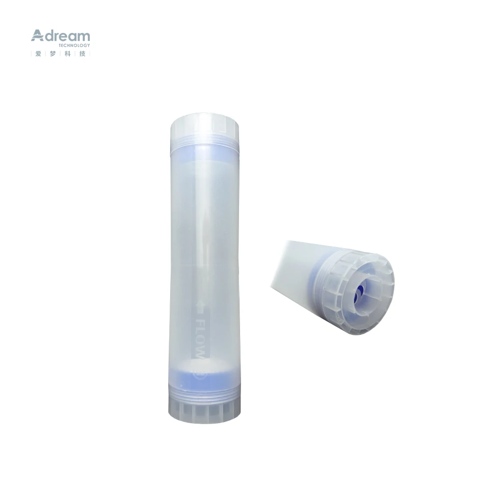 Refillable 10 inch Clear Filter Cartridge   Alkaline/Resin/Mineral Filter