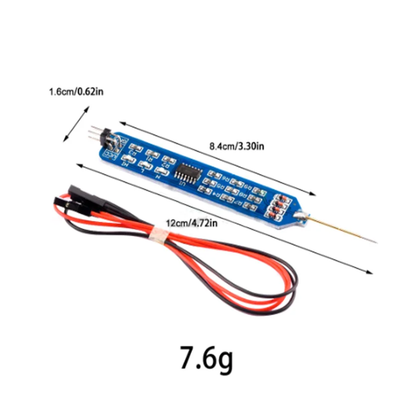 Level Tester Digital Circuit Debugger 5V 3.3V Logic Tester Pen Logic Pulser Analyzer Detecting Probe W/ Dupont Line Tool Supply