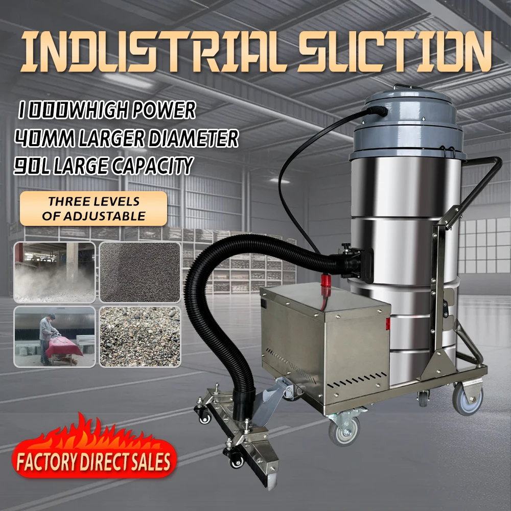 Operation Best Industrial Wireless Dry Warehouse Vacuum Cleaner Warehouse Small 1000w 15l 30l 70l Floor