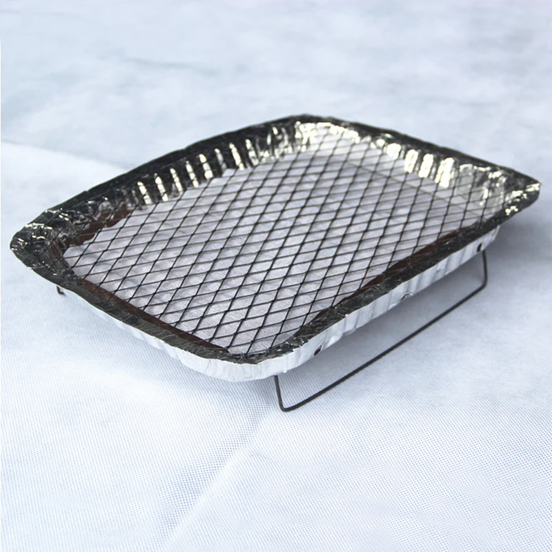 Disposable Instant Outdoor BBQ Brill Drip Pan BBQ Grill Disposable foil Tray