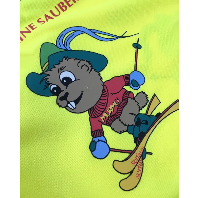 Hcsp Fluo-yellow Kids Reflective Fabric Safety Vest With Elastic Band