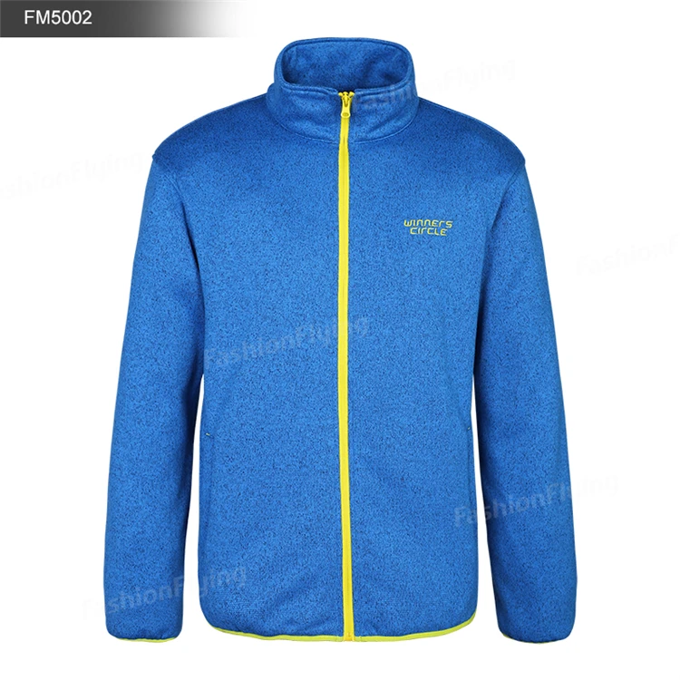 Full-Zip Lightweight Long Sleeve full-zip warm-up Soft Fleece Sweatshirt Jacket