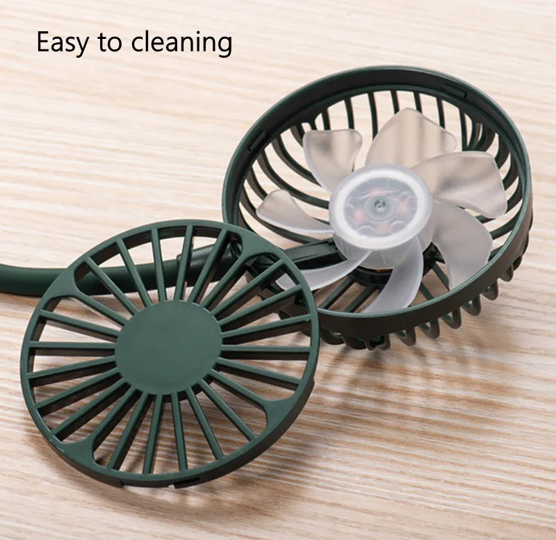 Hanging Cooler New Electronic Adjustable Mini Usb Rechargeable Battery USB Portable Home office outdoor Neck Fan