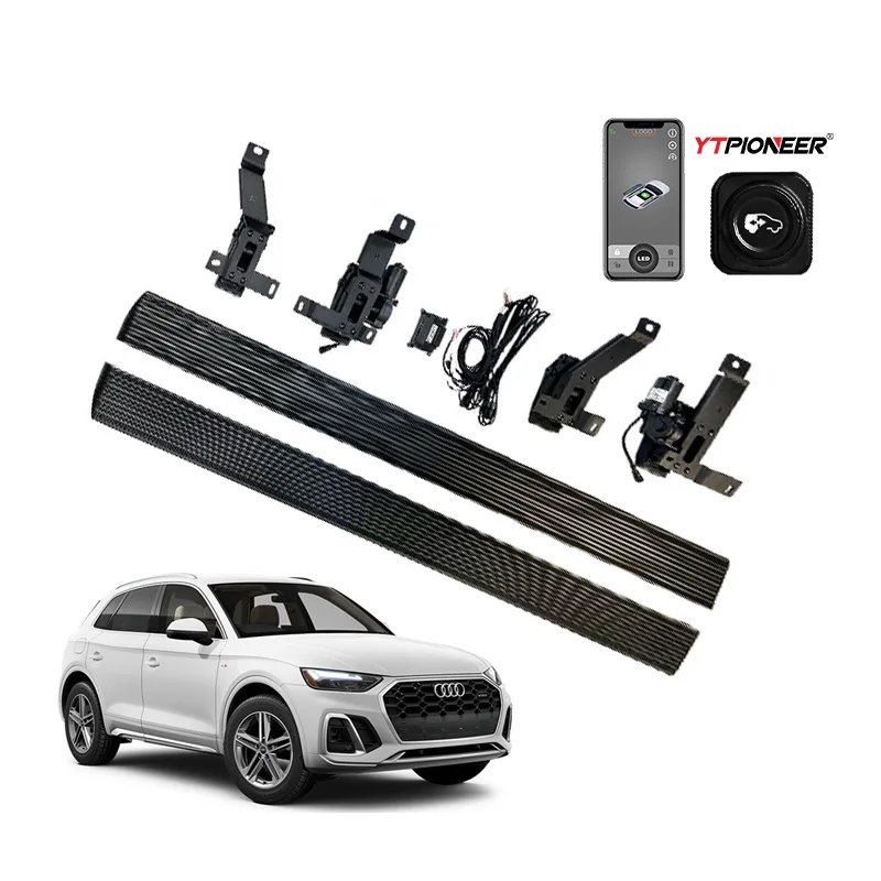 YTPIONEER PowerStep Electric Running Boards Power Side Step Auto Electric Running Boards For Audi Q5 Q7 Q8