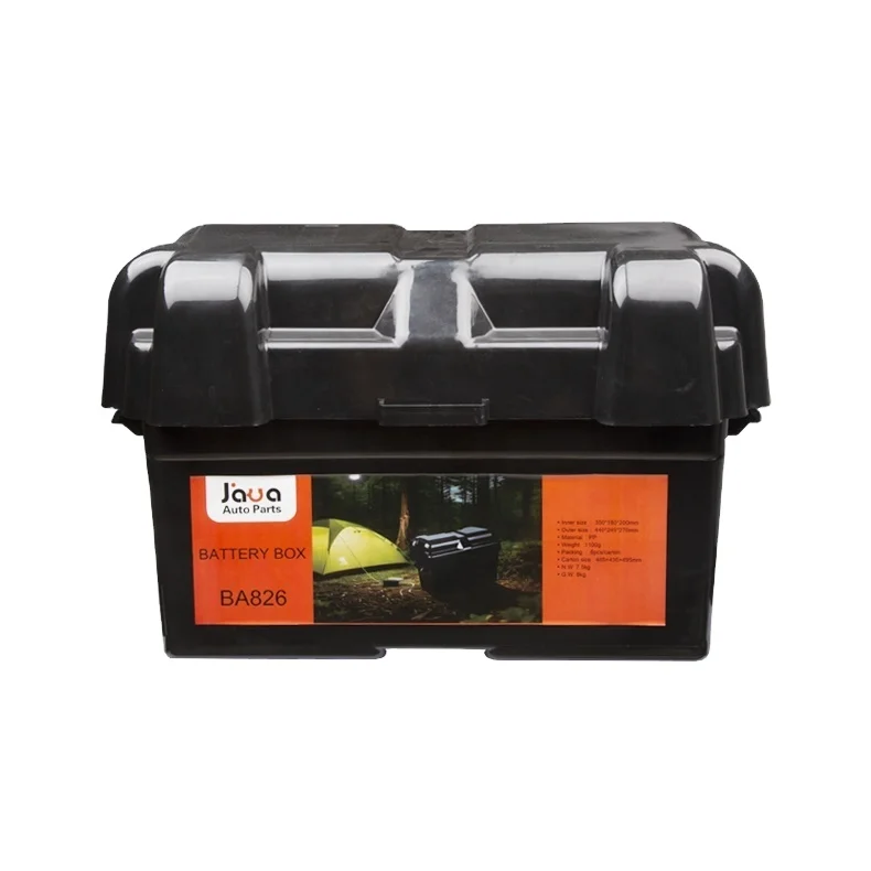 Portable 24V & 12V USB Battery Box Waterproof Outdoor Waterproof Cig Socket Empty Battery Box