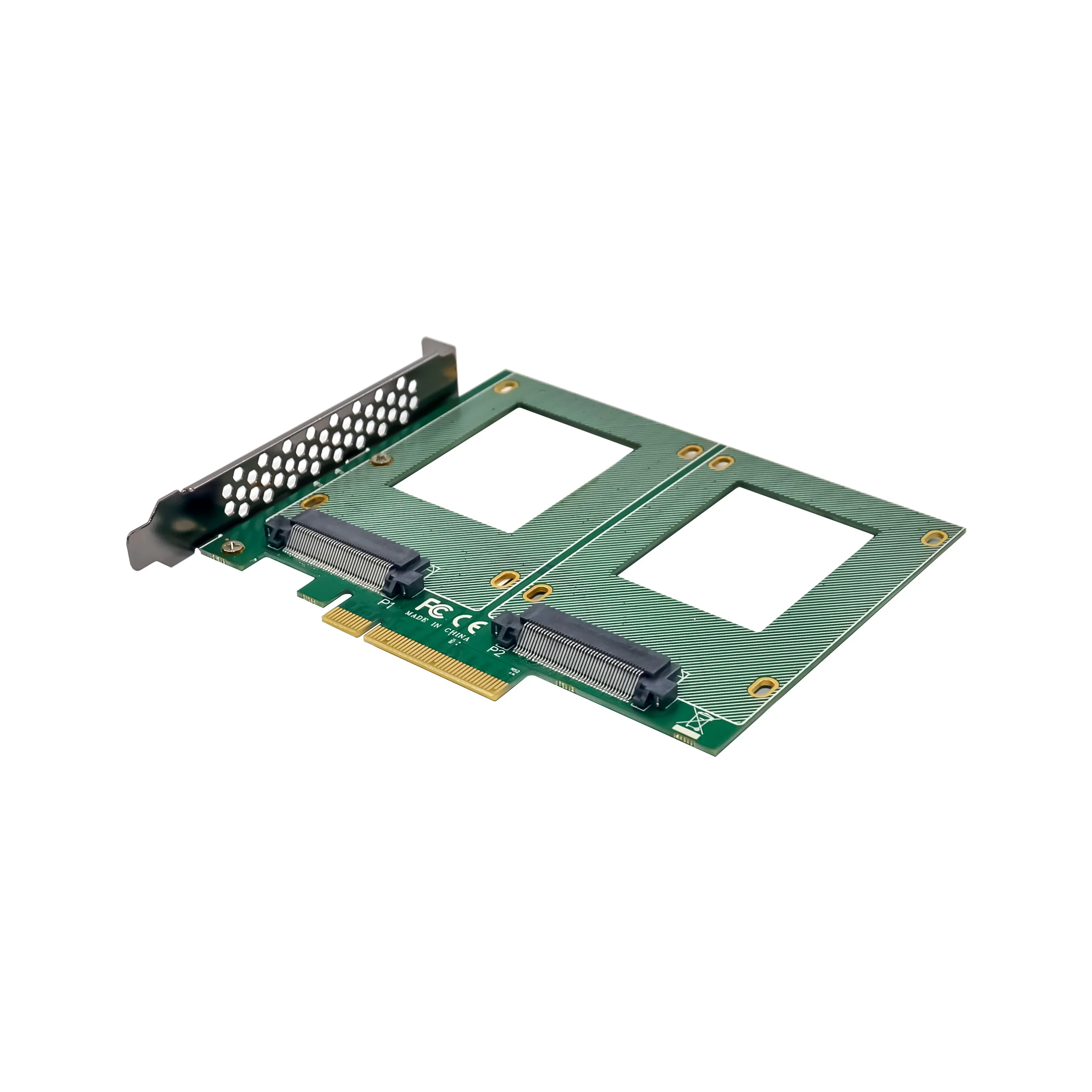 Новый PCIe 2 порта Nvme Ssd U2 M2 Para SFF-8639 Pci eэкспресс-адаптер U.2 NVME SSD