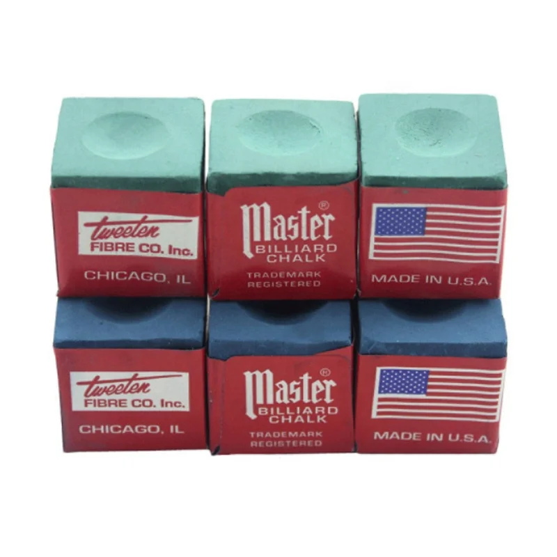 2022 High Quality 12/144 cubes billiards pool/snooker cue chalks for sale