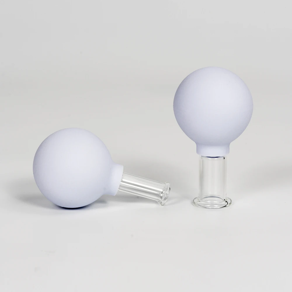 New Arrival!!  Set of 2 anti cellulite cup vacuum cupping massage facial suction cups therapy set