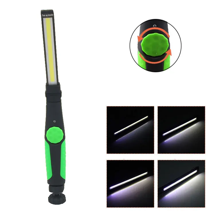Portable Magnetic 8W Torch Lamp Hand Held Dimmable COB LED Slim Work Light For Car Repair