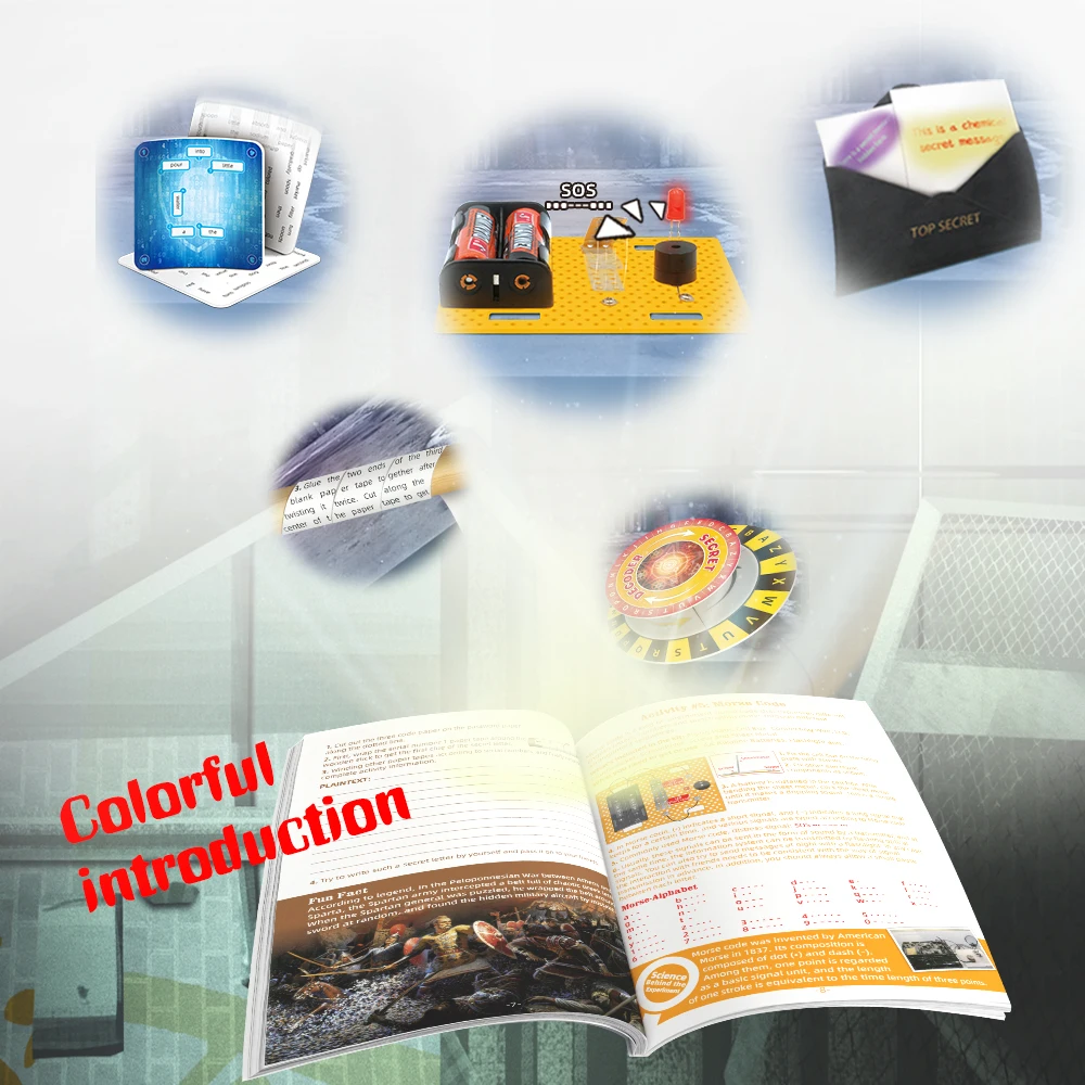 Toy Ultimate Spy Kit Spy Science Secret Messages Set for Boys Girls