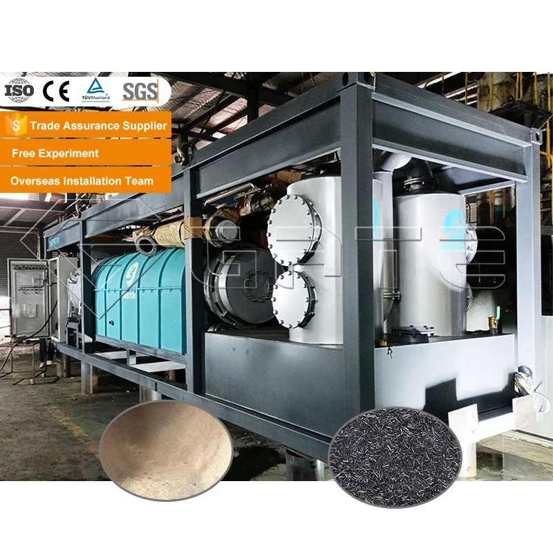 Activated carbon wood charcoal carbonization furnace Continuous charcoal production line factory price