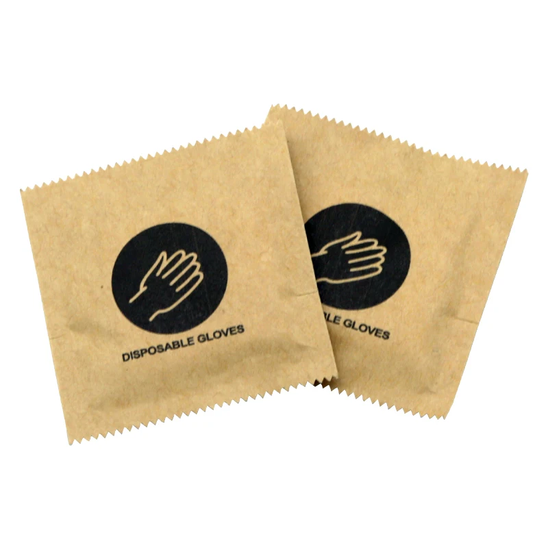 Factory Supply Convenient to carry Salon Care Transparent Convenient Plastic hand  Disposable Glovee