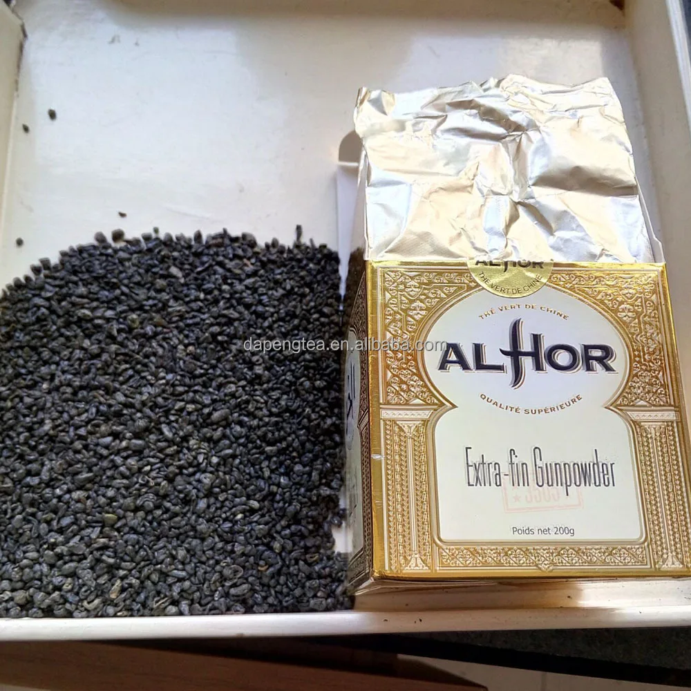 organic gunpowder 3505AA china green tea to casablanc
