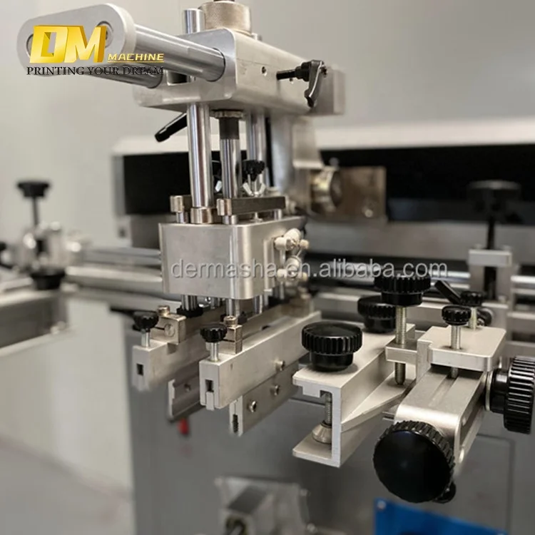 DM Paper Cup Multi Color full Automatic Industrial Silk Screen Printing Machine with LED UV Drying cup printing machine mug