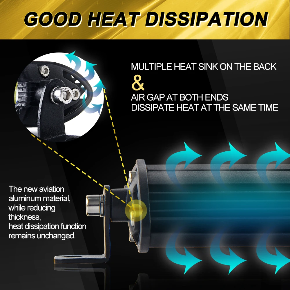 2020 Car Led Bar E Mark Single Row 90w 120W 180W ATV 24 Volt 22 Inch 32INCH 6D Super Slim offroad Led Light Bar