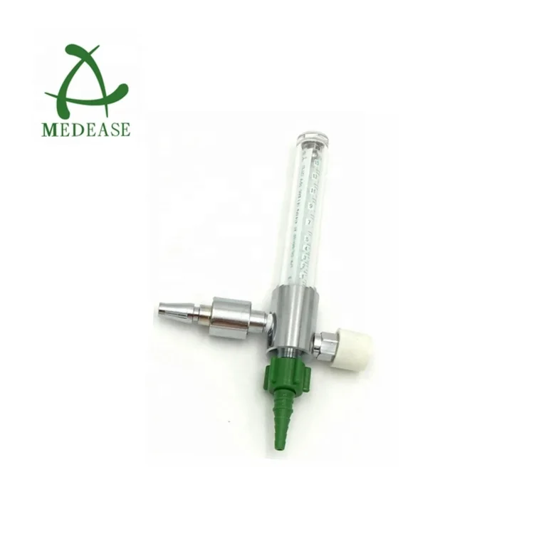 Medical Instrument Wall Type Oxygen Flowmeter With Chemetron /Ohmeda/ Barb Adapter