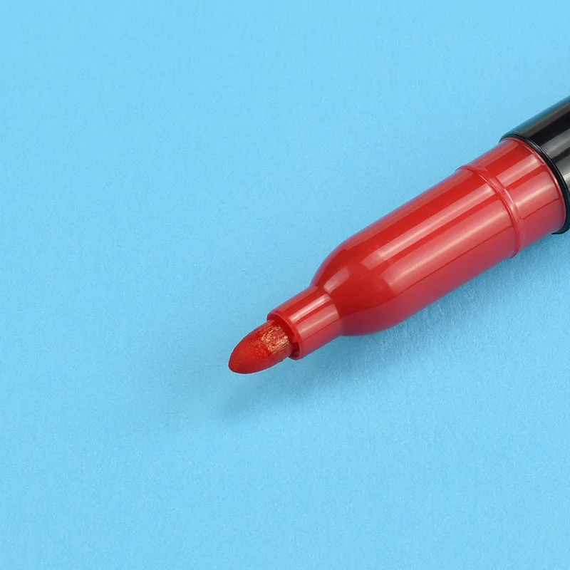 Лидер продаж, черные многоцветные перманентные маркеры с принтом на заказ для школы и колледжа