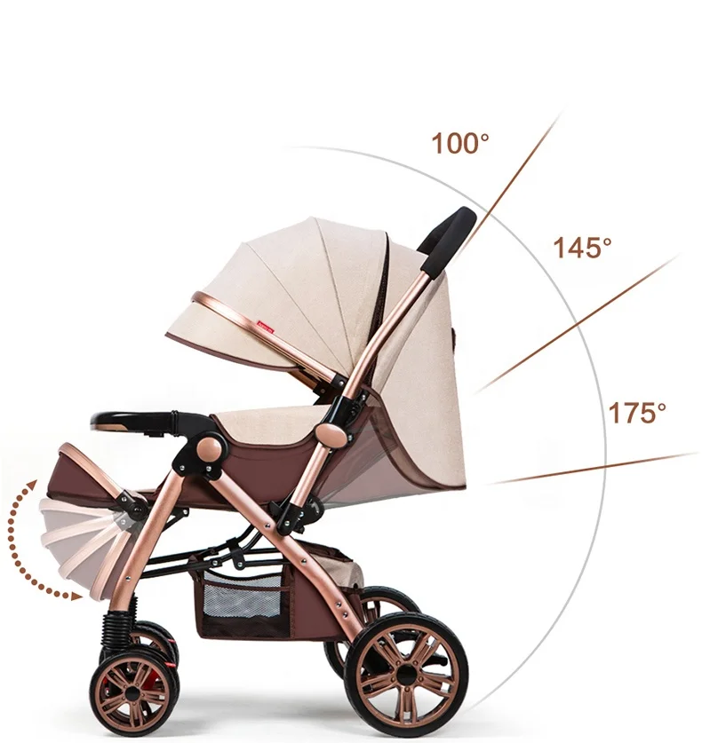 Alibaba trade assurance china factory luxury baby stroller korea style aluminous alloy frame baby pram