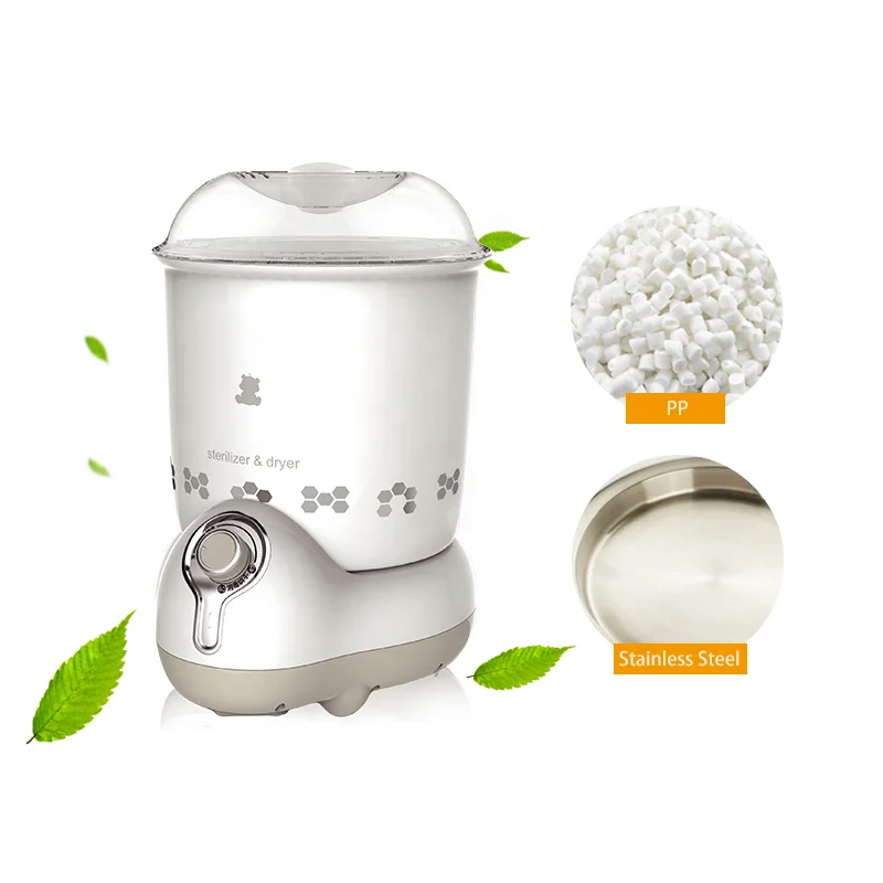 customized high quality bpa free baby bottle milk bottle sterilizer and dryer
