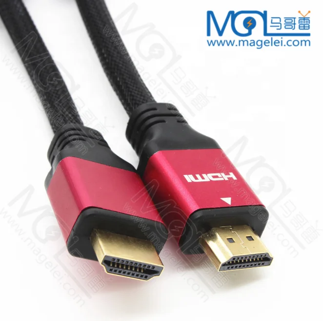 Высокоскоростная передача на заказ от оригинального производителя кабель HDMI «штырь-штырь» с поддержкой 3D 4K 1080P позолоченный шнур 1 8 м аудио и