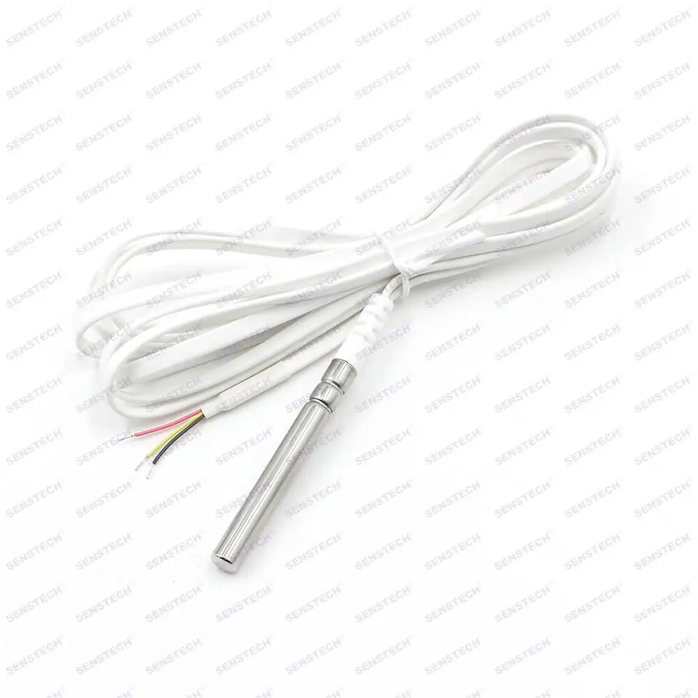 Stainless steel Shaft IP68 Flat Cable DS18B20 1 wire Temperature Sensor