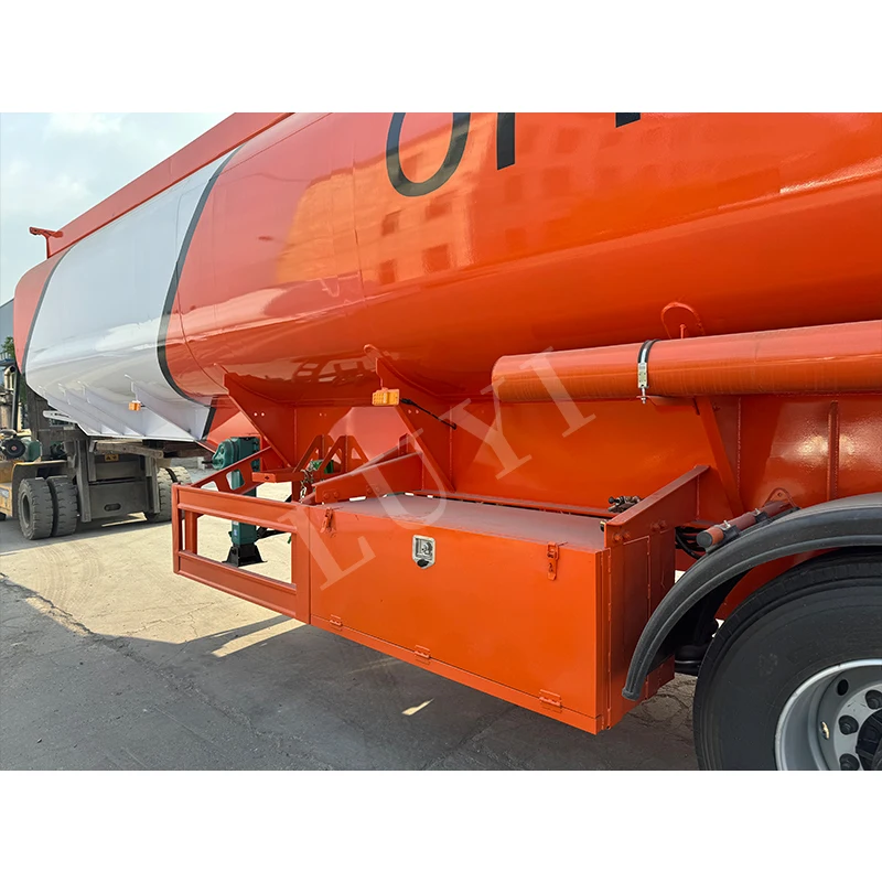 New 50000-Liter Fuel Tanker Semi-Trailer Steel Oil/Gasline Tanker with 12r22.5 Tyre for Sale