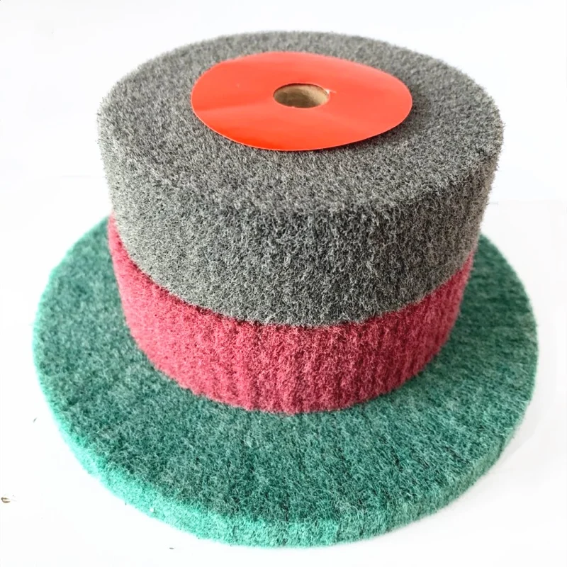 Nylon Polishing Flap Wheel Wire Drawing Non Woven for Cleaning and