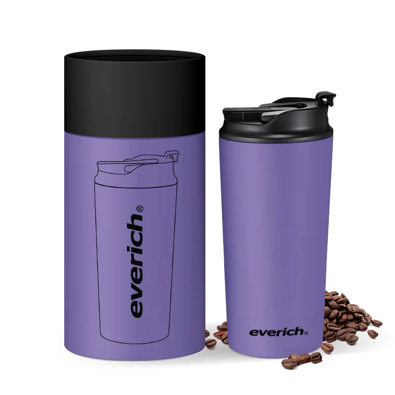 Everich Keep Warm or Cold SUS 304 Stainless Steel BPA Free Double Vacuum Insulation Powder Coating Coffee Bottle