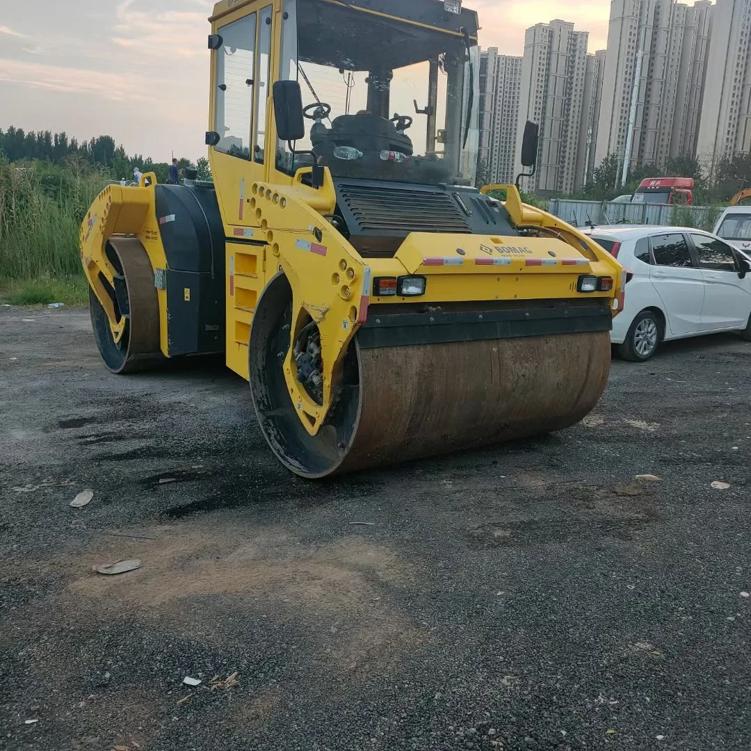 Used BOMAG BW203AD-4 BW203 Double drum road roller 15 ton big roller compactor cheap price for sale