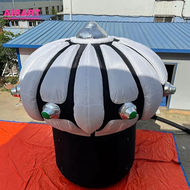 Outdoor Large Music Festival Stage Decoration Giant Inflatable Jellyfish Airart Customized Inflatable Decoration Jellyfish